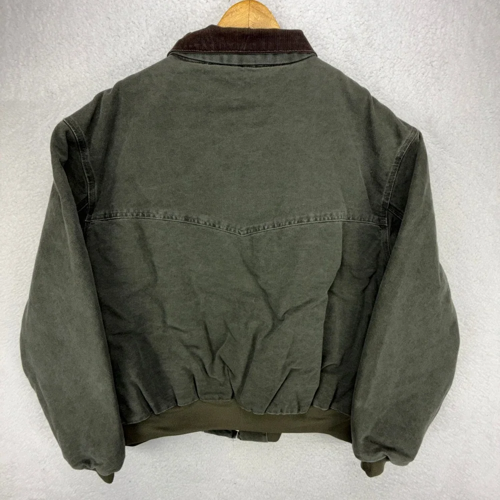 Carhartt Santa Fe Jacket Quilt Lined Mens 5XL J14 MOS Moss Green NWT NOS